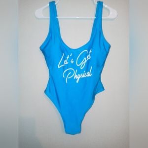 Let's get physical Miaiulia size large one piece swimsuit